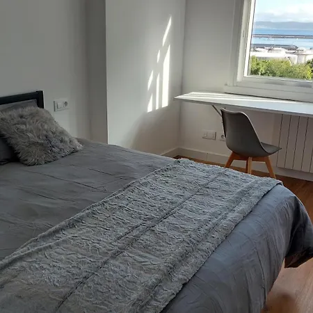 Apto Vistas Al Mar Cerca Playa Oza Appartement