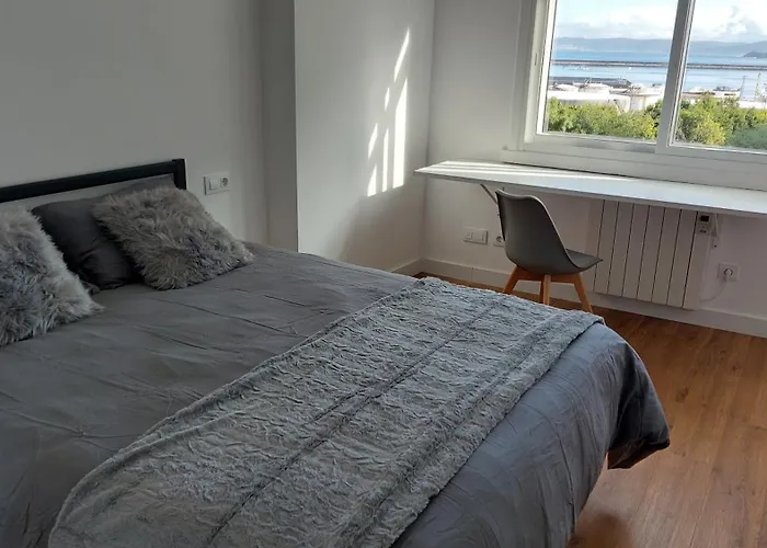 Apto Vistas Al Mar Cerca Playa Oza Appartement