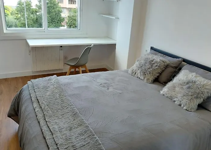 Apto Vistas Al Mar Cerca Playa Oza A Coruña